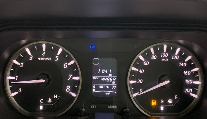2017 Tata Zest XMS PETROL, Petrol, Manual, 44,969 km, Odometer Image