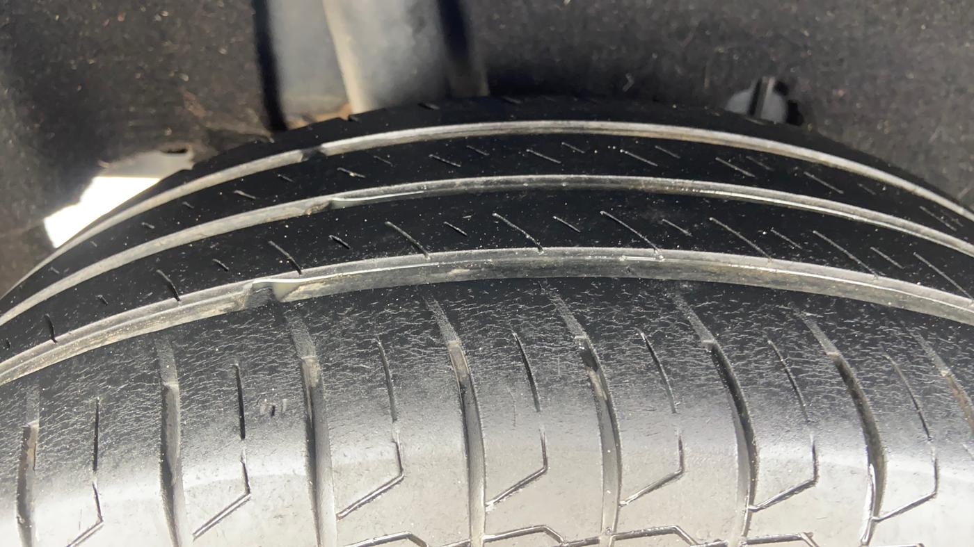 2021 Maruti Baleno DELTA PETROL 1.2, Petrol, Manual, 60,395 km, Right Rear Tyre Tread