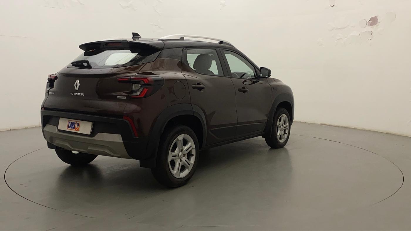 2021 Renault Kiger RXT AMT DUAL TONE, Petrol, Automatic, 14,395 km, Right Back Diagonal