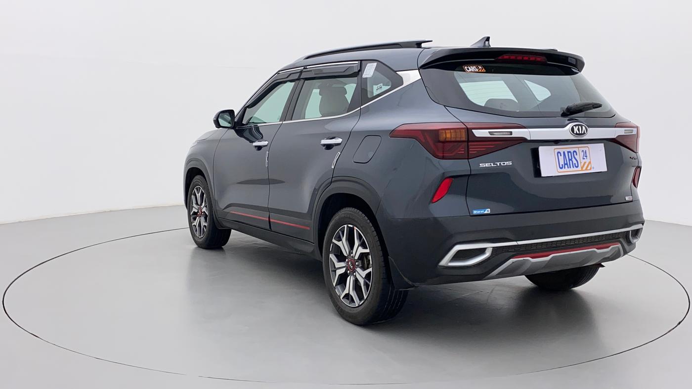 2019 KIA SELTOS GTX PLUS DCT 1.4 PETROL, Petrol, Automatic, 52,695 km, Left Back Diagonal