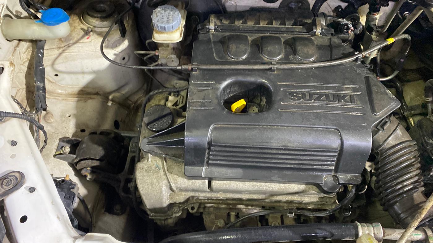 2017 Maruti Wagon R 1.0 LXI, Petrol, Manual, 27,093 km, Engine View - Right