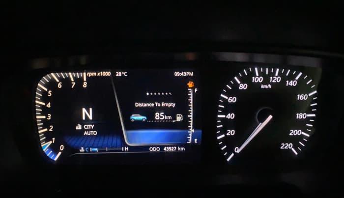 2022 Tata PUNCH CREATIVE  AMT, Petrol, Automatic, 43,916 km, Odometer Image