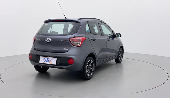 2018 Hyundai Grand i10 SPORTZ (O) AT 1.2 KAPPA VTVT, Petrol, Automatic, 23,372 km, Right Back Diagonal