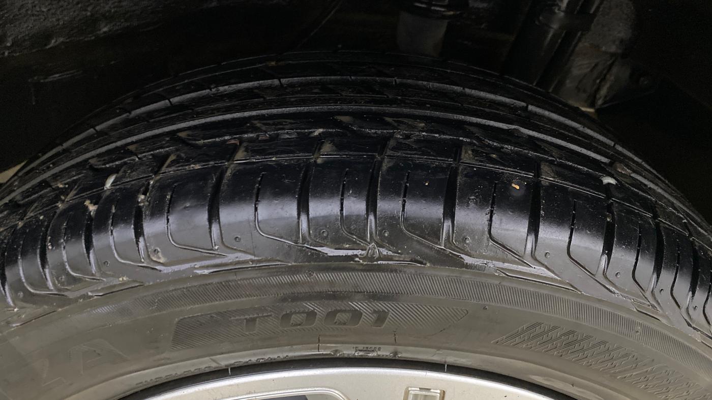 2022 Tata NEXON XM PLUS SUNROOF PETROL, Petrol, Manual, 14,882 km, Left Rear Tyre Tread