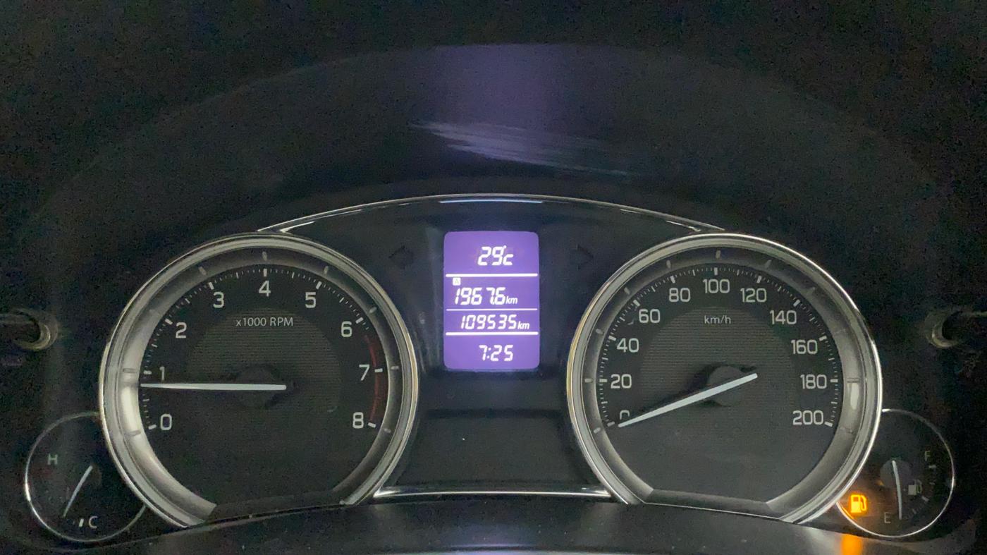 2015 Maruti Ciaz VXI+, Petrol, Manual, 1,09,884 km, Odometer Image