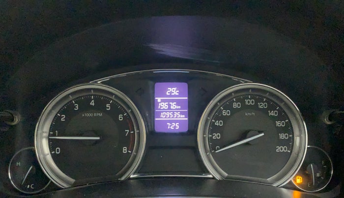 2015 Maruti Ciaz VXI+, Petrol, Manual, 1,09,884 km, Odometer Image