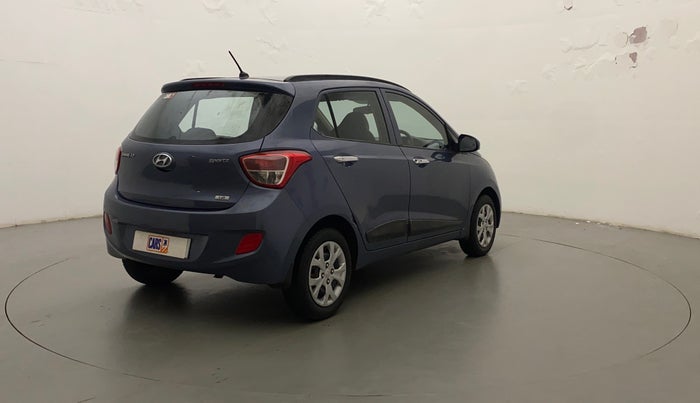 2014 Hyundai Grand i10 SPORTZ 1.2 KAPPA VTVT, Petrol, Manual, 31,622 km, Right Back Diagonal
