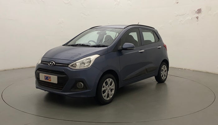 2014 Hyundai Grand i10 SPORTZ 1.2 KAPPA VTVT, Petrol, Manual, 31,622 km, Left Front Diagonal