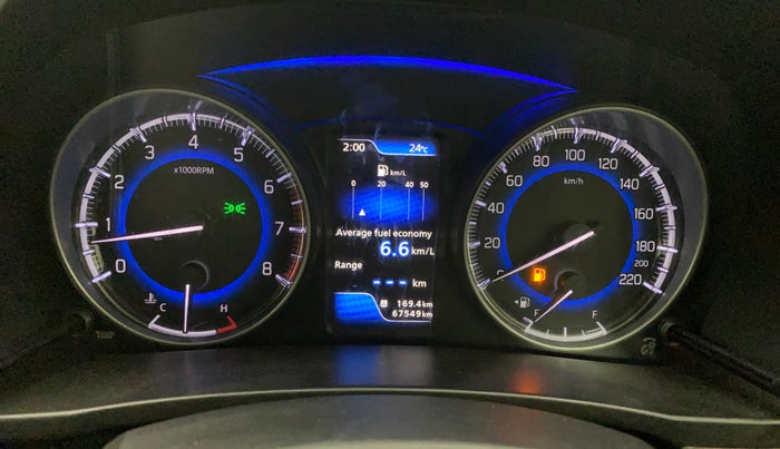 2017 Maruti Baleno ALPHA PETROL 1.2, Petrol, Manual, 67,825 km, Odometer Image