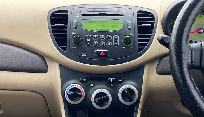 2010 Hyundai i10 SPORTZ 1.2, Petrol, Manual, 46,908 km, Air Conditioner