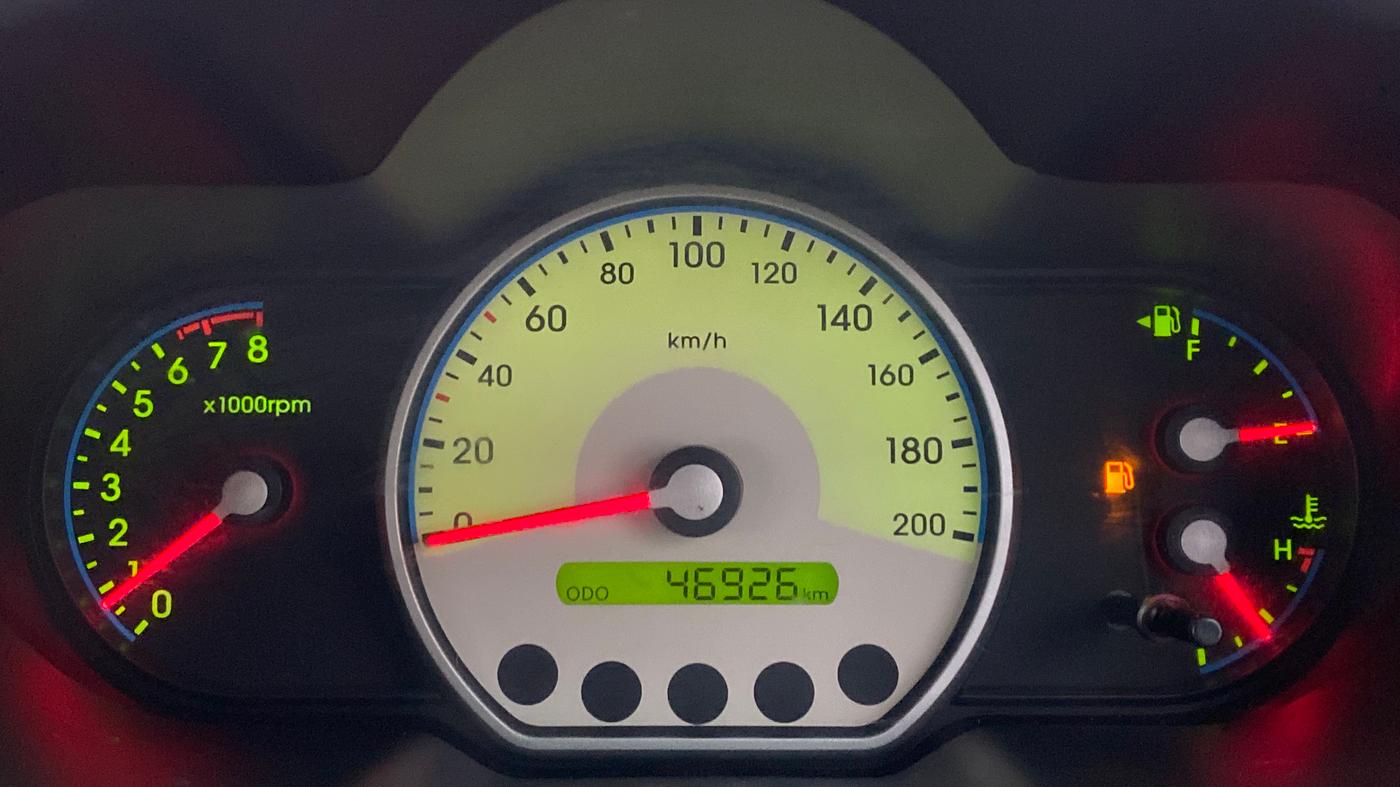 2010 Hyundai i10 SPORTZ 1.2, Petrol, Manual, 46,908 km, Odometer Image