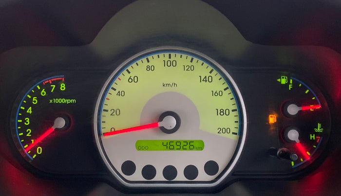 2010 Hyundai i10 SPORTZ 1.2, Petrol, Manual, 46,908 km, Odometer Image