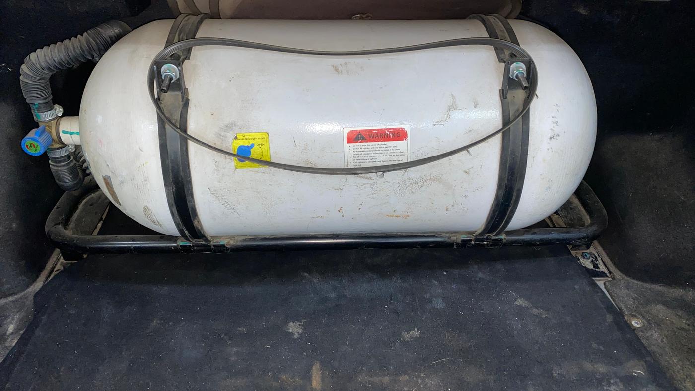 2022 Hyundai AURA S 1.2 CNG, CNG, Manual, 56,765 km, Boot Inside