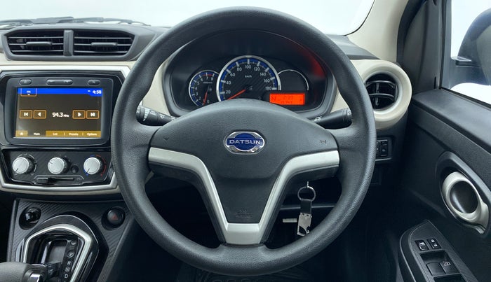 2019 Datsun Go Plus T (O) CVT, Petrol, Automatic, 15,756 km, Steering Wheel Close Up