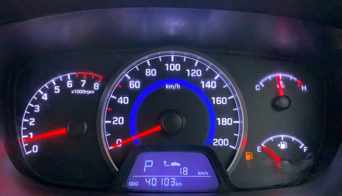 2015 Hyundai Grand i10 ASTA AT 1.2 KAPPA VTVT, Petrol, Automatic, 40,477 km, Odometer Image