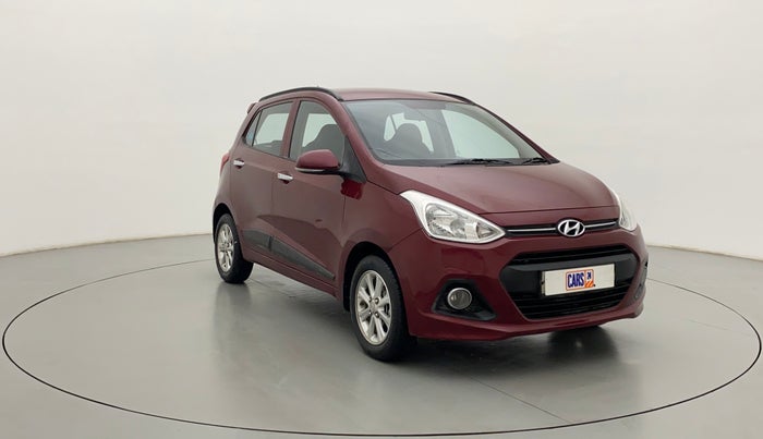 2015 Hyundai Grand i10 ASTA AT 1.2 KAPPA VTVT, Petrol, Automatic, 40,477 km, Right Front Diagonal