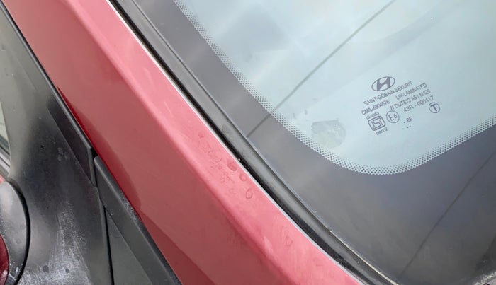 2015 Hyundai Grand i10 ASTA AT 1.2 KAPPA VTVT, Petrol, Automatic, 40,477 km, Right A pillar - Paint is slightly faded