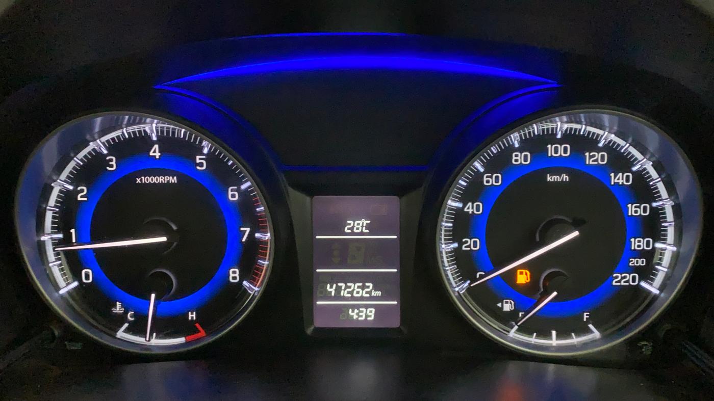 2018 Maruti Baleno DELTA 1.2 K12, Petrol, Manual, 47,283 km, Odometer Image