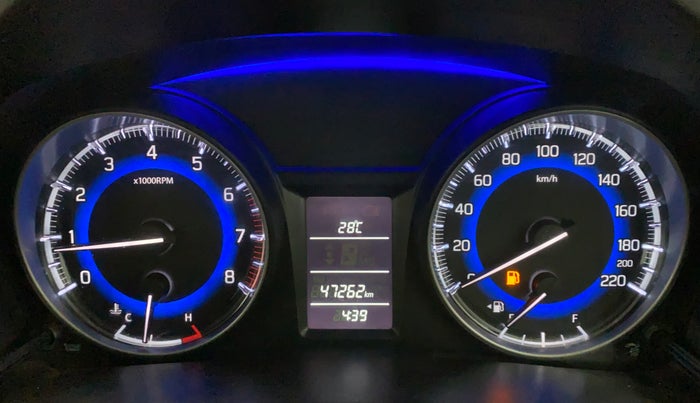 2018 Maruti Baleno DELTA 1.2 K12, Petrol, Manual, 47,283 km, Odometer Image