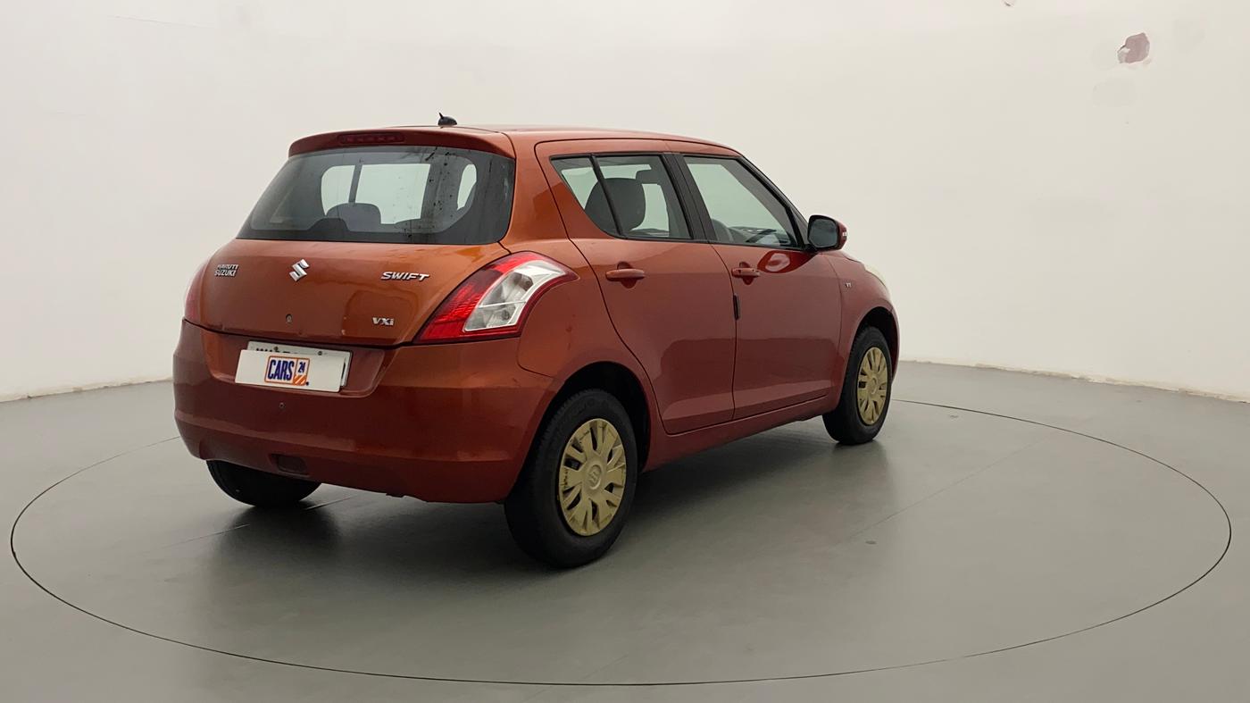 2012 Maruti Swift VXI, Petrol, Manual, 1,24,132 km, Right Back Diagonal