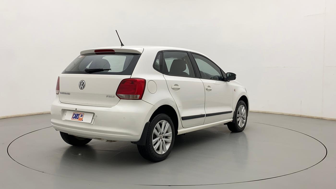 2013 Volkswagen Polo HIGHLINE1.2L, Petrol, Manual, 80,648 km, Right Back Diagonal