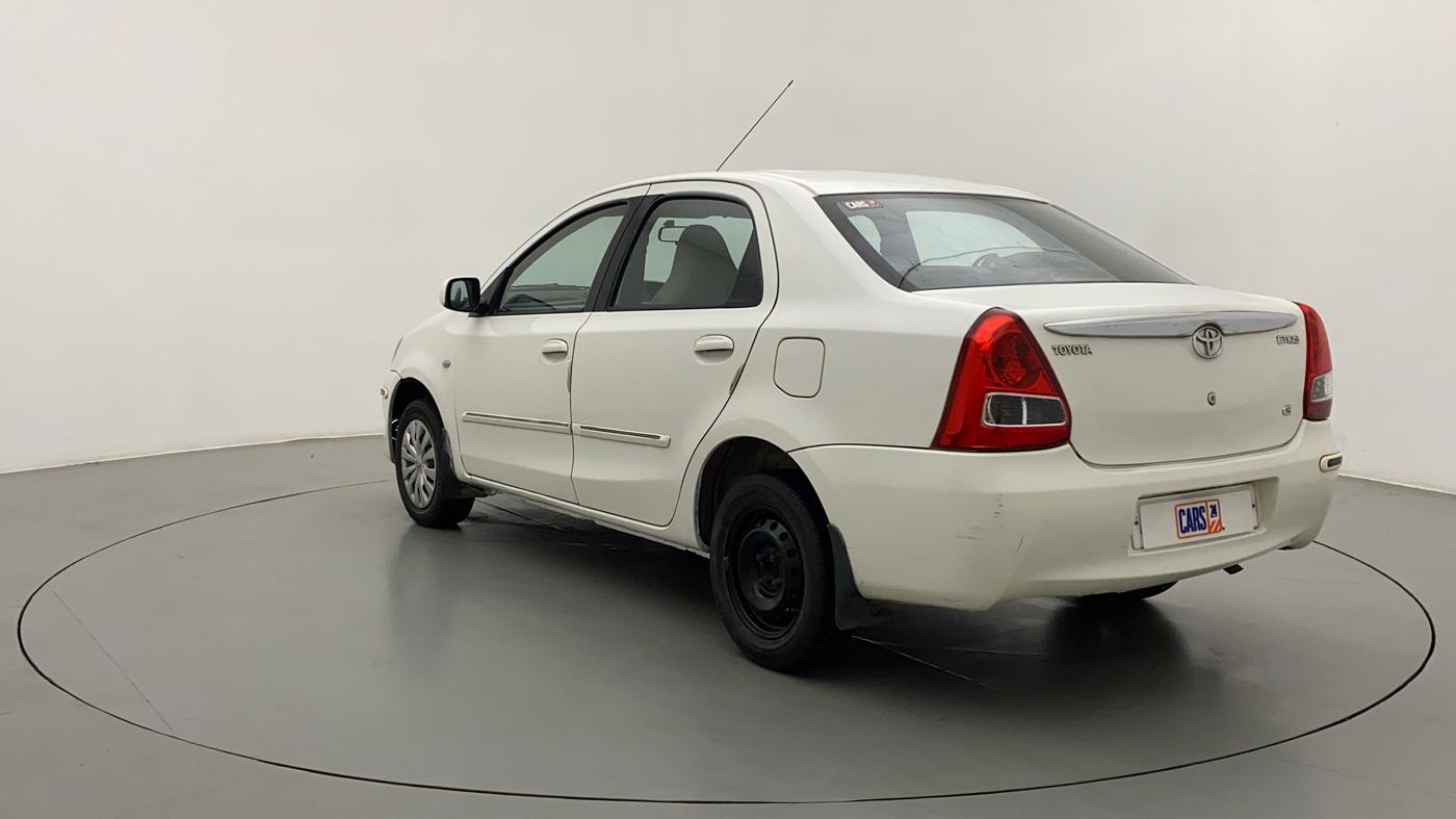 2011 Toyota Etios G, Petrol, Manual, 68,931 km, Left Back Diagonal