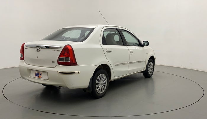 2011 Toyota Etios G, Petrol, Manual, 68,931 km, Right Back Diagonal