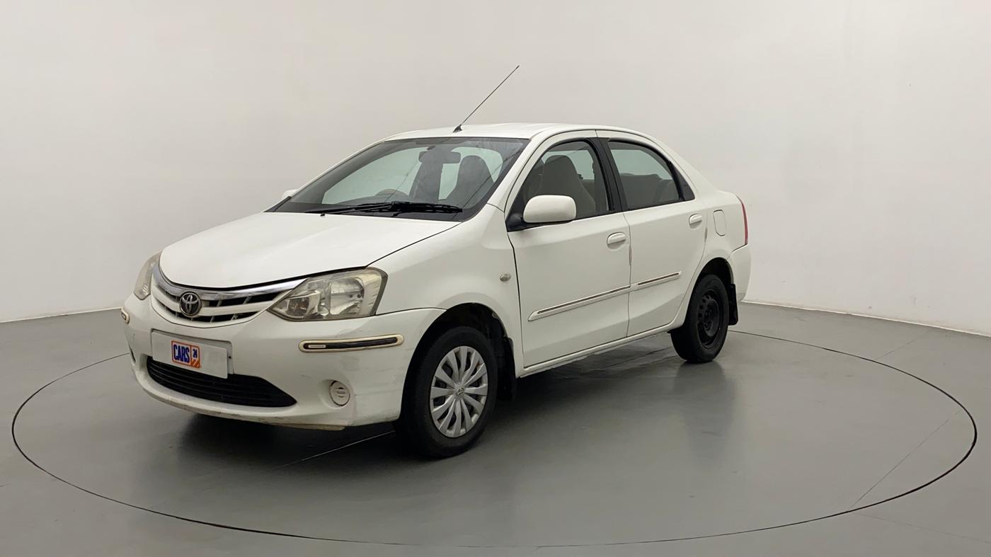 2011 Toyota Etios G, Petrol, Manual, 68,931 km, Left Front Diagonal