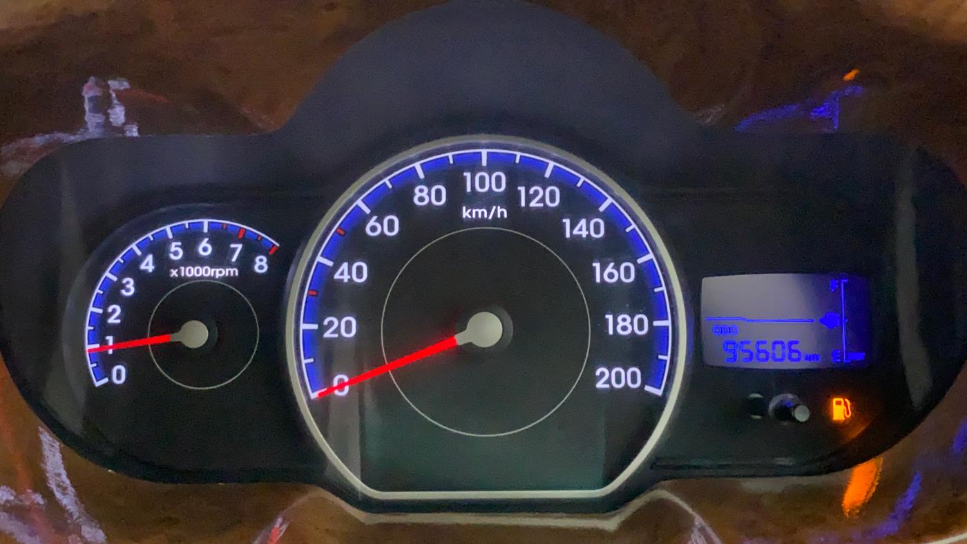 2011 Hyundai i10 MAGNA 1.2, Petrol, Manual, 95,606 km, Odometer Image