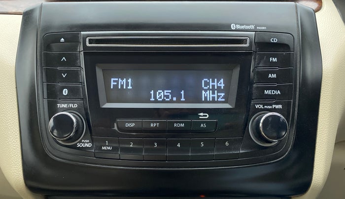 2019 Maruti Dzire VXI, Petrol, Manual, 39,369 km, Infotainment System
