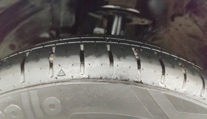 2024 Maruti Baleno ALPHA 1.2 AGS, Petrol, Automatic, 8,003 km, Left Front Tyre Tread