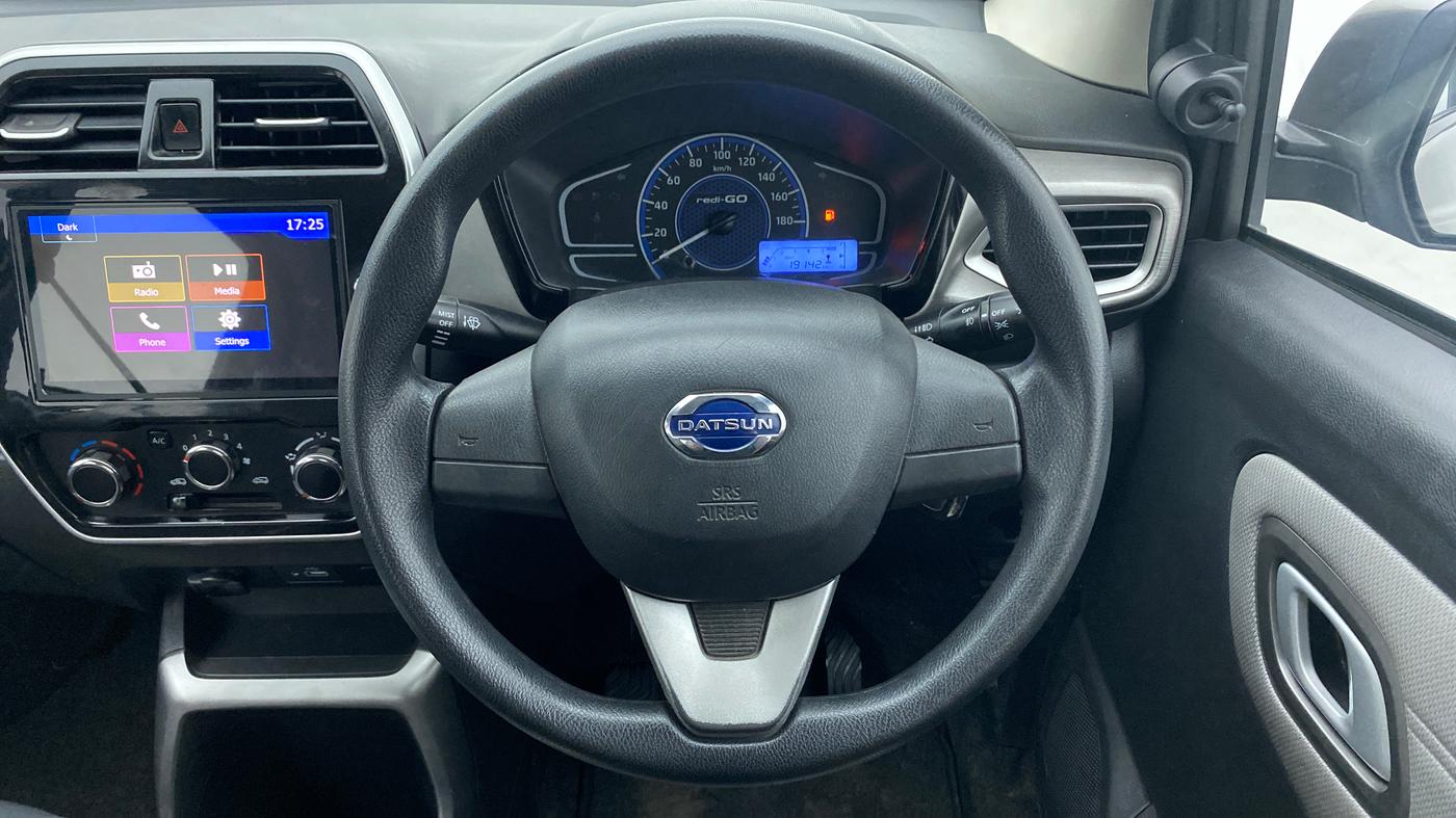 2020 Datsun Redi Go T (O), Petrol, Manual, 19,281 km, Steering Wheel Close Up