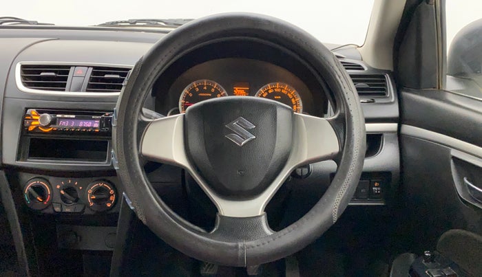 2013 Maruti Swift VXI, Petrol, Manual, 1,31,467 km, Steering Wheel Close Up