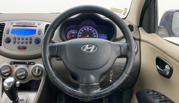 2012 Hyundai i10 SPORTZ 1.2 AT, Petrol, Automatic, 61,653 km, Steering Wheel Close Up