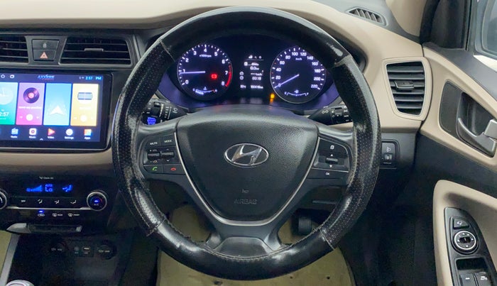 2015 Hyundai Elite i20 ASTA 1.2, Petrol, Manual, 1,00,416 km, Steering Wheel Close Up