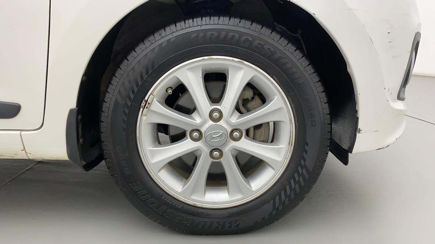 2014 Hyundai Grand i10 ASTA 1.2 KAPPA VTVT, CNG, Manual, 76,457 km, Right Front Wheel