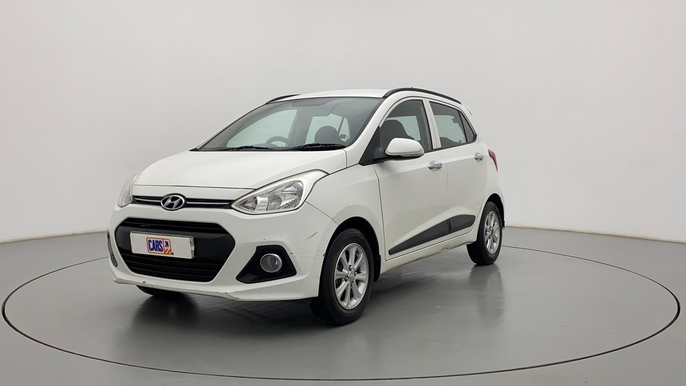 2014 Hyundai Grand i10 ASTA 1.2 KAPPA VTVT, CNG, Manual, 76,457 km, Left Front Diagonal