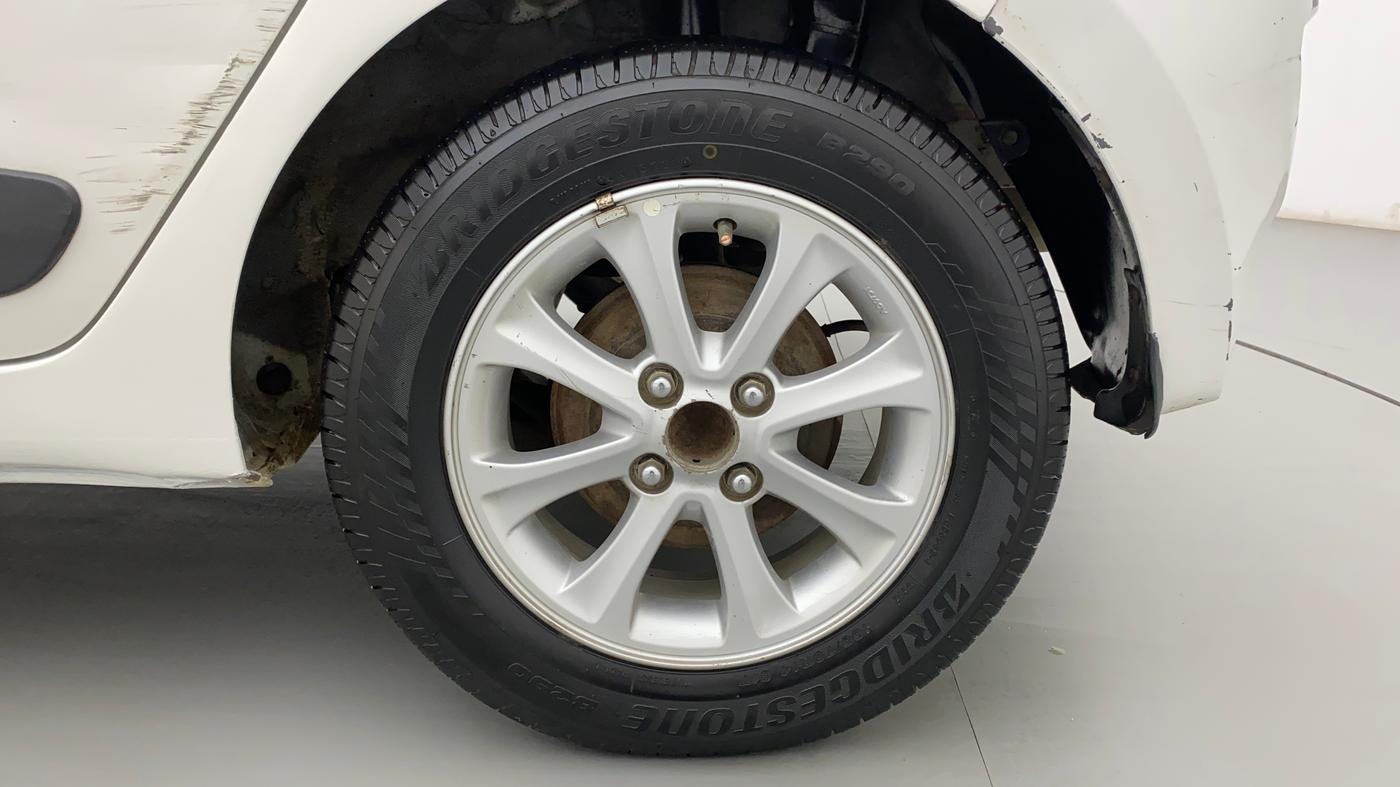 2014 Hyundai Grand i10 ASTA 1.2 KAPPA VTVT, CNG, Manual, 76,457 km, Left Rear Wheel