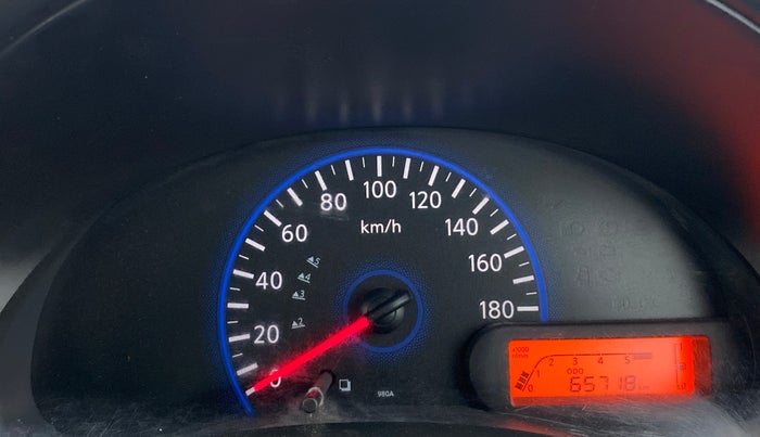 2016 Datsun Go T, Petrol, Manual, 65,718 km, Odometer Image