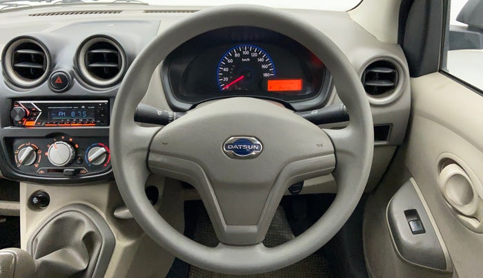2015 Datsun Go Plus T, Petrol, Manual, 23,771 km, Steering Wheel Close Up