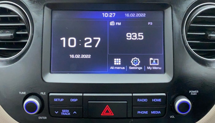 2018 Hyundai Xcent SX 1.2, Petrol, Manual, 5,742 km, Infotainment System