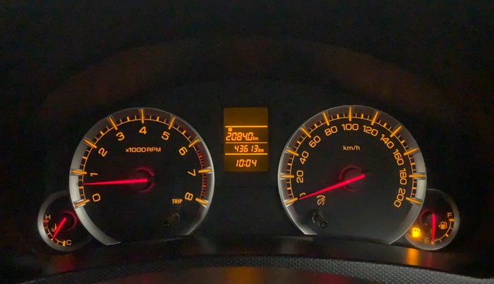 2014 Maruti Swift VXI, Petrol, Manual, 43,613 km, Odometer Image