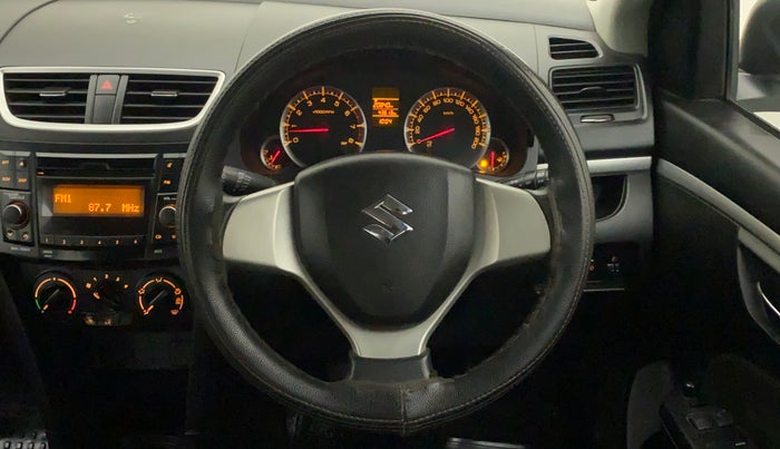 2014 Maruti Swift VXI, Petrol, Manual, 43,613 km, Steering Wheel Close Up
