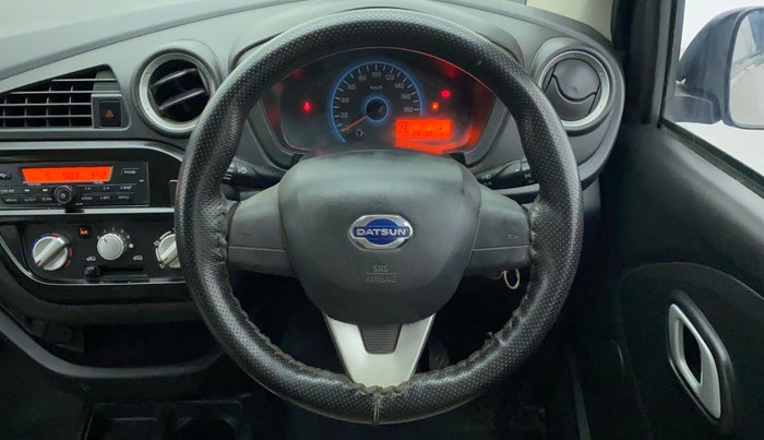 2019 Datsun Redi Go S 1.0 AMT, Petrol, Automatic, 28,238 km, Steering Wheel Close Up