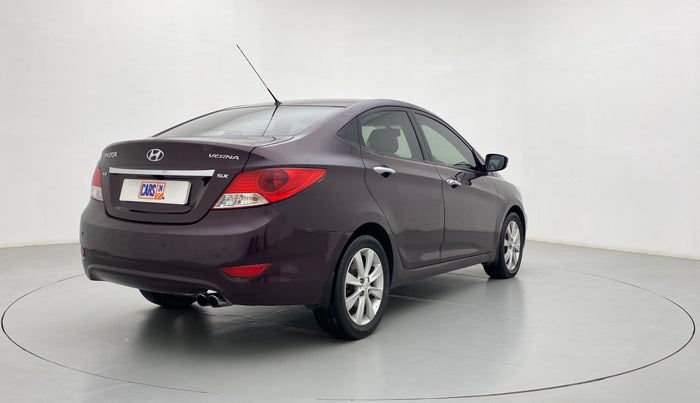 2013 Hyundai Verna FLUIDIC 1.6 CRDI SX OPT AT, Diesel, Automatic, 1,16,491 km, Right Back Diagonal
