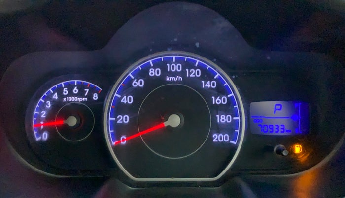 2011 Hyundai i10 SPORTZ 1.2 AT, Petrol, Automatic, 70,932 km, Odometer Image