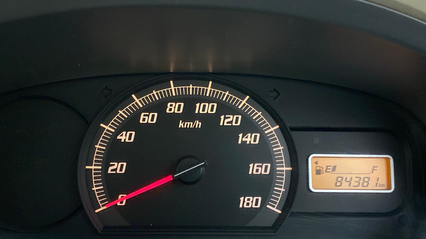 2011 Maruti Zen Estilo LXI, Petrol, Manual, 84,381 km, Odometer Image