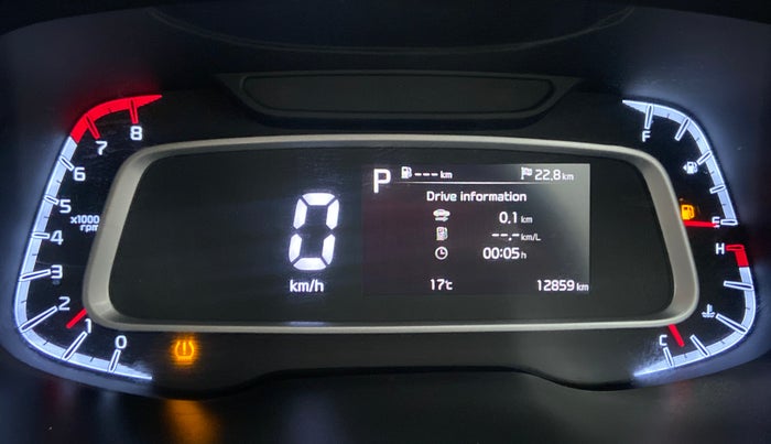 2020 KIA SONET GTX PLUS DCT 1.0, Petrol, Automatic, 12,835 km, Odometer Image