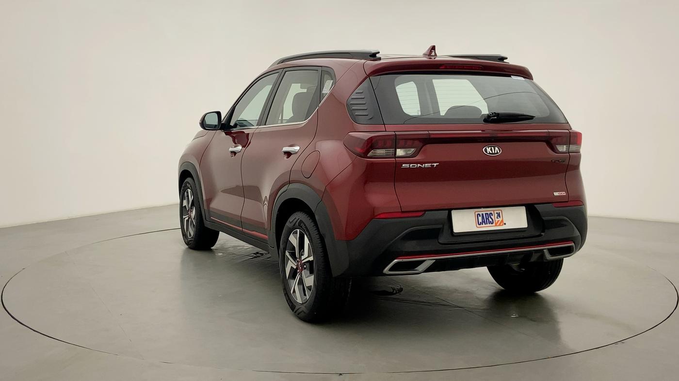 2020 KIA SONET GTX PLUS DCT 1.0, Petrol, Automatic, 12,835 km, Left Back Diagonal