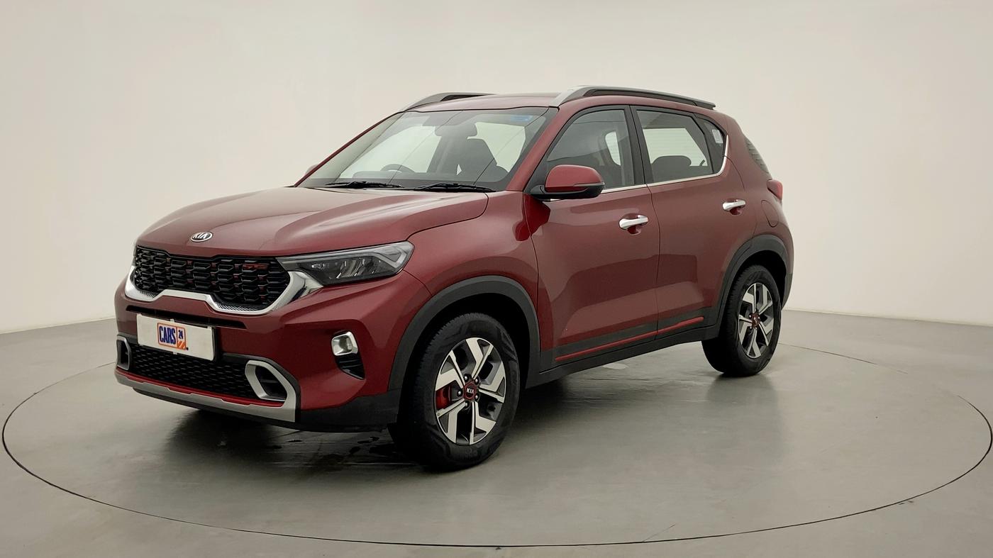 2020 KIA SONET GTX PLUS DCT 1.0, Petrol, Automatic, 12,835 km, Left Front Diagonal